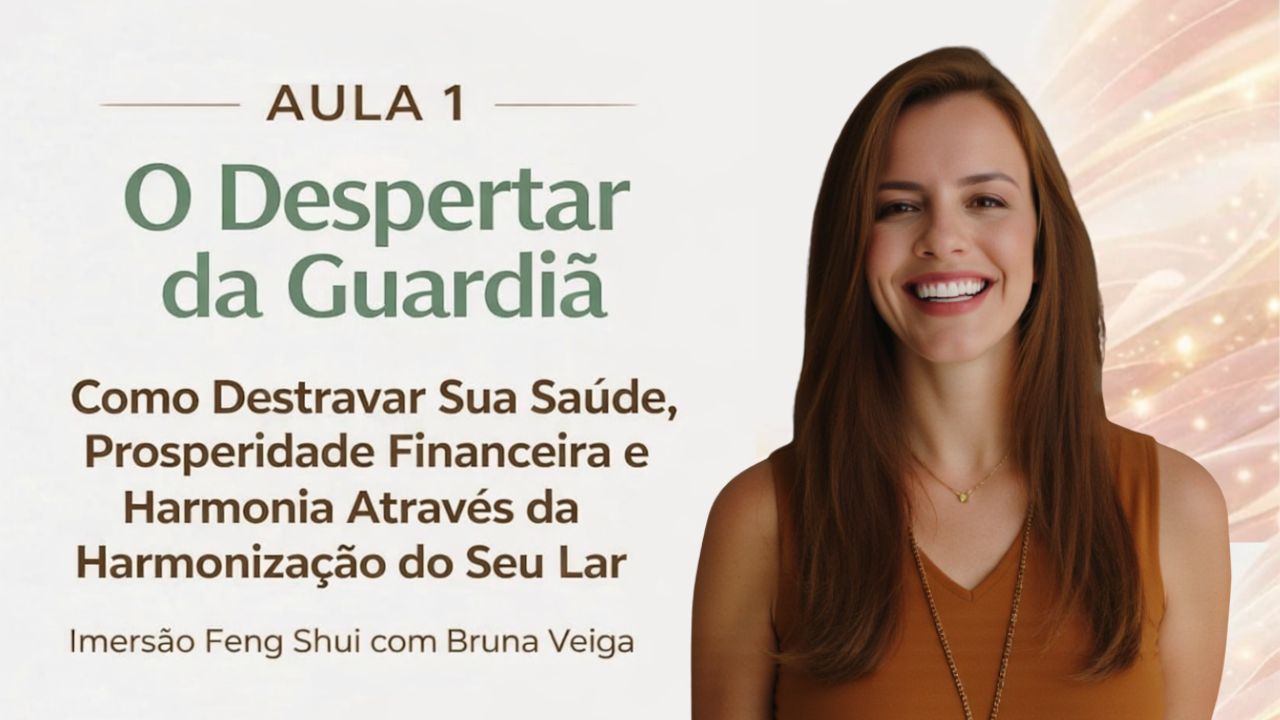 Capa da aula 1: O Despertar da Guardiã, com Bruna Veiga
